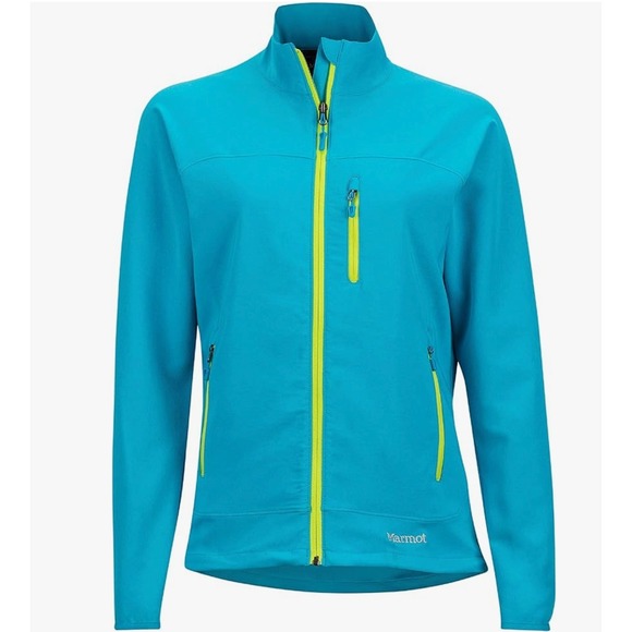 Marmot Jackets & Blazers - Marmot Womens Tempo Active‎ Jacket Blue Sea Waterproof Adventure Sz Medium EUC